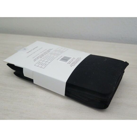 Daisy Fuentes Women's Size M/L Black Opaque Tights, 2 Pairs, 60 Denier - Picture 3 of 5